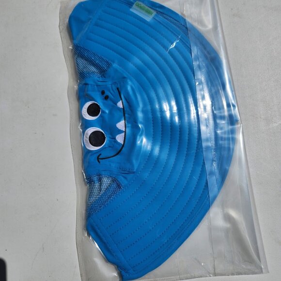 Kids Sun Hat UPF 50+ Boy Girl Protection Hat Wide Brim Beach Hats Mesh Adjustabl - Picture 8 of 11